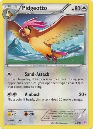 Pidgeotto [Sand-Attack | Ambush]