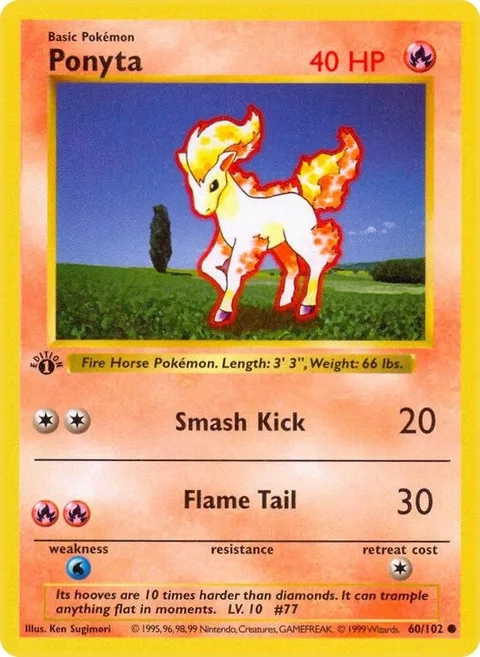Ponyta [Smash Kick | Flame Tail]