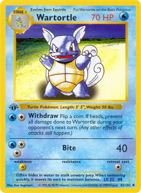 Wartortle [Withdraw | Bite]