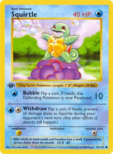 Squirtle [Bubble | Withdraw]