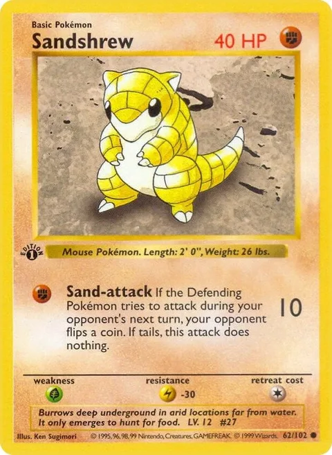 Sandshrew [Sand-attack]