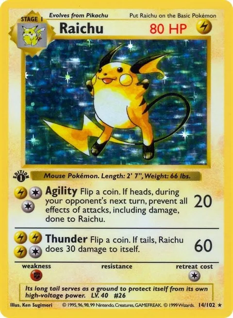 Raichu [Agility | Thunder]