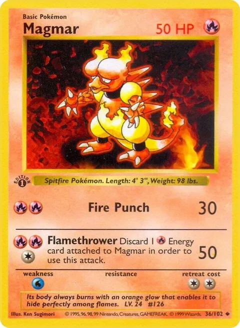 Magmar [Fire Punch | Flamethrower]