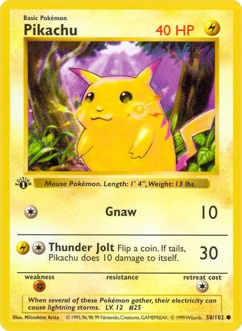 Pikachu [Gnaw | Thunder Jolt]