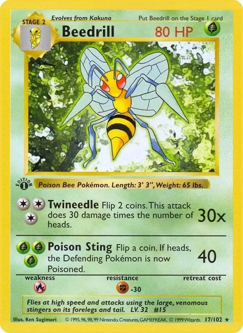Beedrill [Twineedle | Poison Sting]