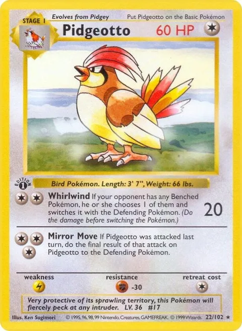 Pidgeotto [Whirlwind | Mirror Move]