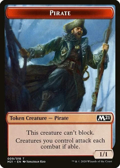 Pirate Token (Red 1/1)