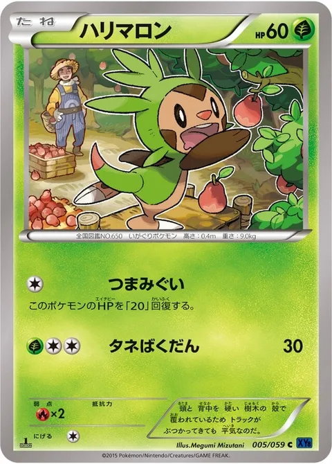 Chespin [Nosh | Seed Bomb]