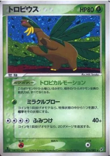 Tropius [Tropical Motion | Miracle Blow | Stomp]