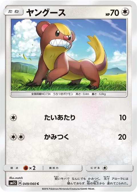Yungoos [Tackle | Bite]