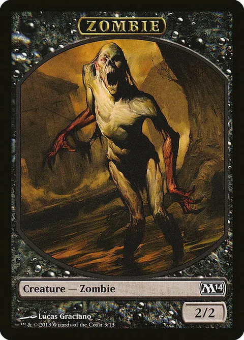 Zombie Token (Black 2/2)