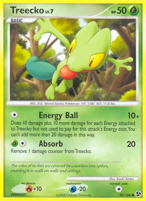 Treecko Lv.7 [Energy Ball | Absorb]