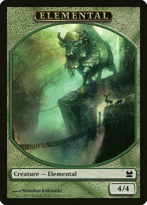 Elemental Token (Green 4/4)