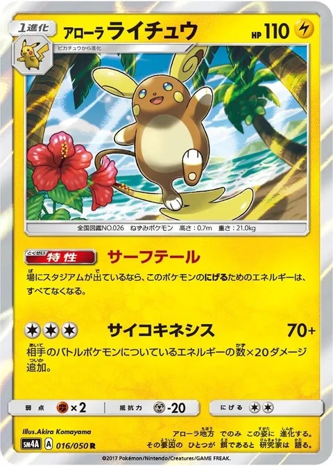 Alolan Raichu [Surge Surfer | Psychic]