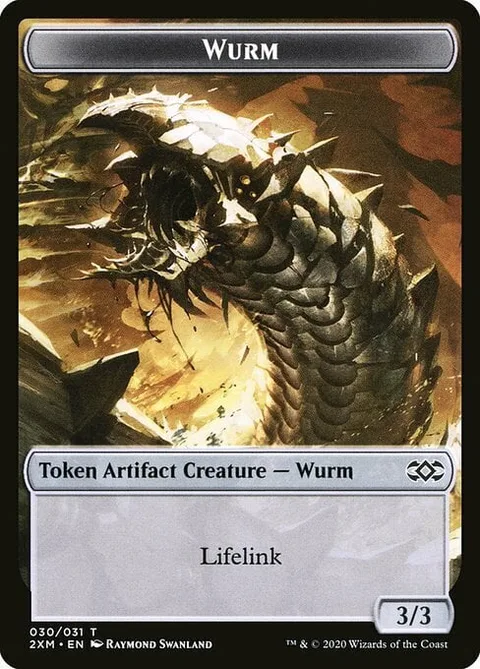 Wurm Token (Artifact 3/3 Lifelink)