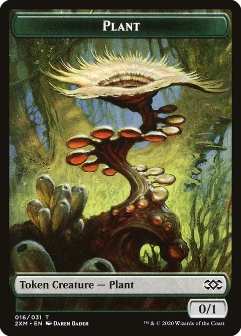 Plant Token (G 0/1) // Saproling Token (G 1/1)