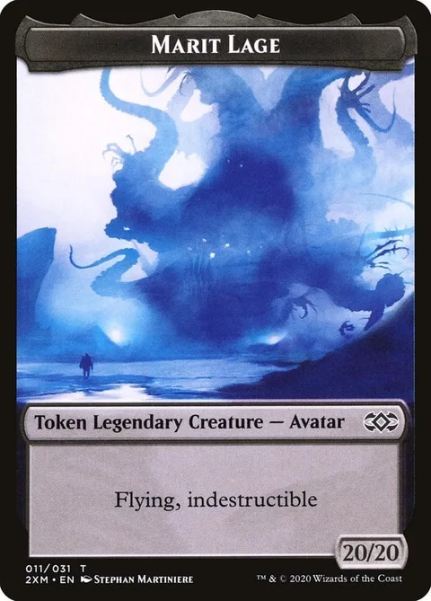 Marit Lage Token (B 20/20) // Saproling Token (G 1/1)