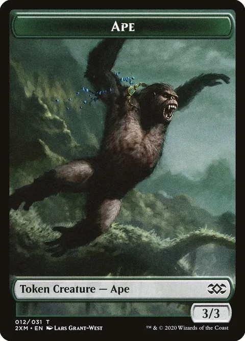Ape Token (G 3/3) // Elemental Token (GW */*)