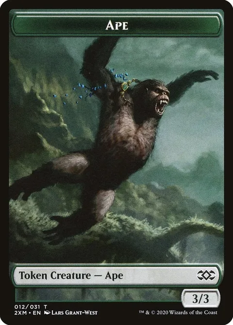 Ape Token (G 3/3) // Golem Token (A 3/3)