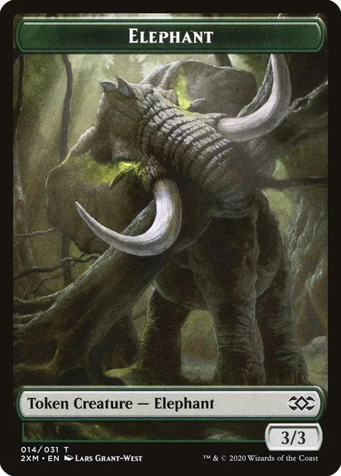 Elephant Token (G 3/3) // Marit Lage Token (B 20/20)