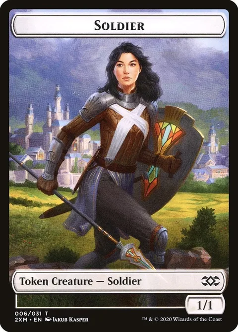 Soldier Token (W 1/1) // Squirrel Token (G 1/1)