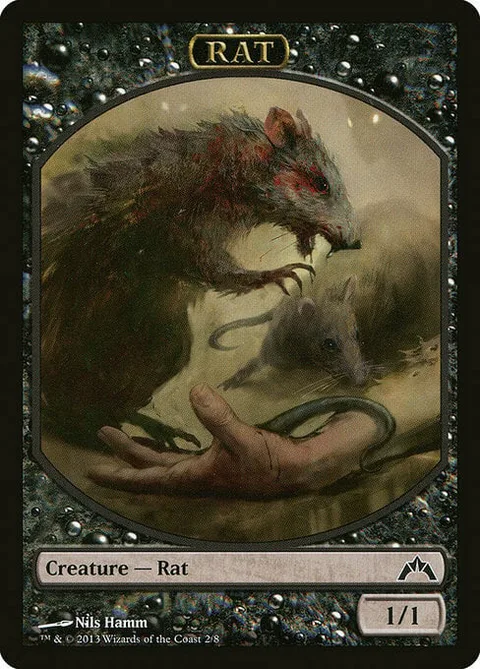 Rat Token (Black 1/1)