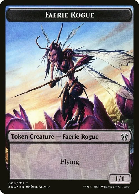 Faerie Rogue Token (B 1/1) // Goblin Rogue Token (B 1/1)