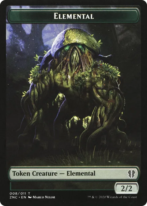Elemental Token (G 2/2) // Elemental Token (RG 5/5)
