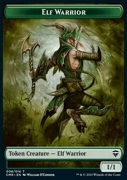 Elf Warrior Token (Green 1/1)