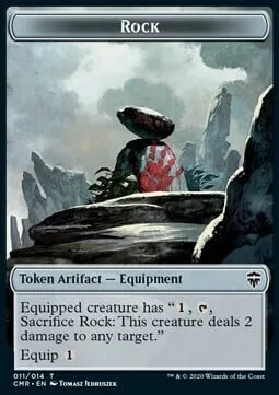 Rock Token // Salamander Warrior Token (U 4/3)