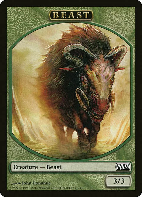Beast Token (Green 3/3)
