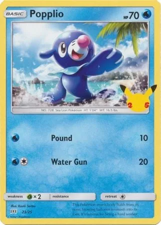 Popplio [Pound | Water Gun]