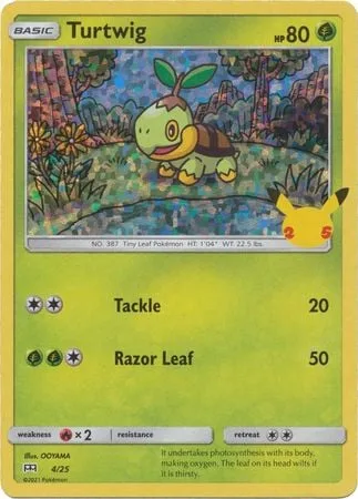 Turtwig [Tackle | Razor Leaf]
