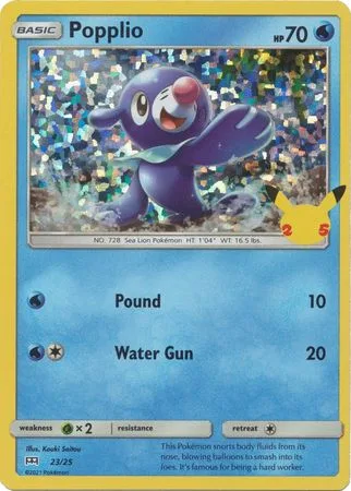 Popplio [Pound | Water Gun]