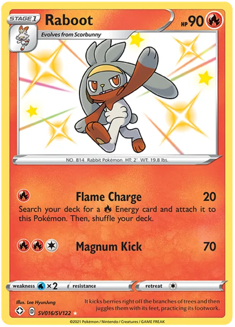 Raboot [Flame Charge | Magnum Kick]