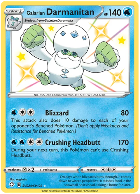 Galarian Darmanitan [Blizzard | Crushing Headbutt]