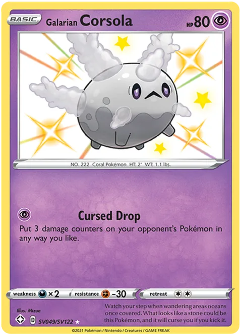 Galarian Corsola [Cursed Drop]