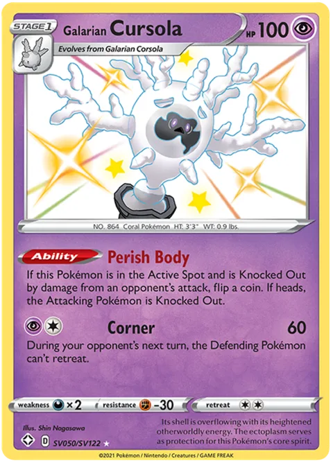 Galarian Cursola [Perish Body | Corner]