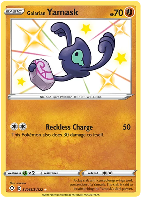 Galarian Yamask [Reckless Charge]