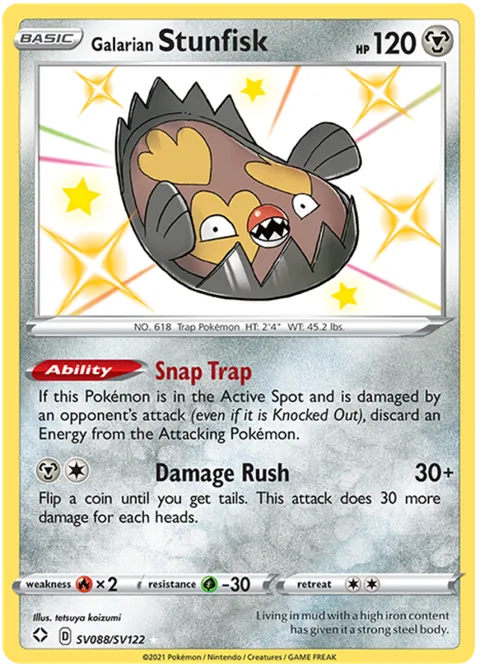 Galarian Stunfisk [Snap Trap | Damage Rush]