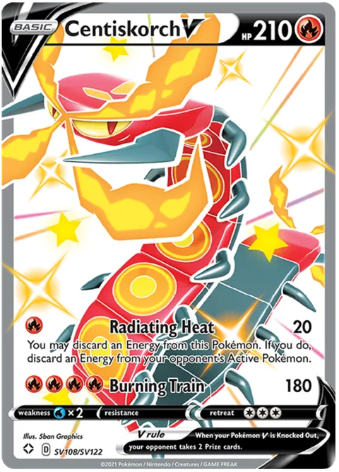 Centiskorch V [Radiating Heat | Burning Train]