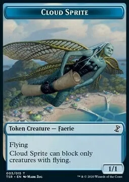Cloud Sprite Token (Blue 1/1)