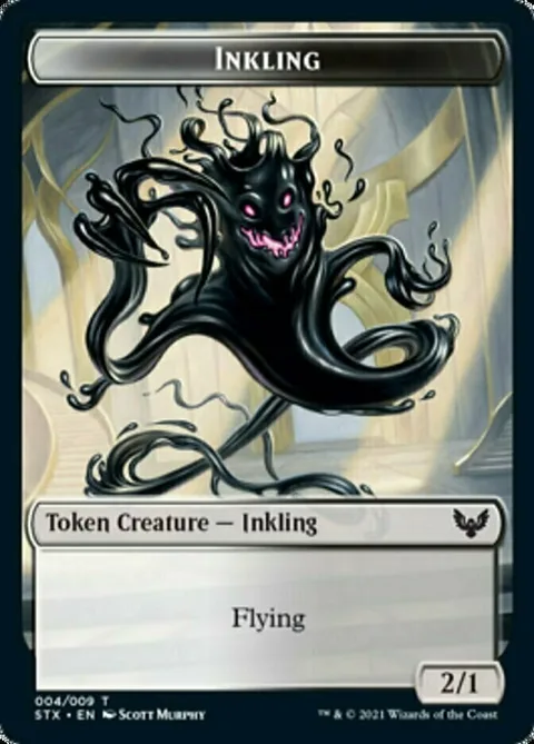 Inkling Token (WB 2/1) // Elemental Token (UR 4/4)