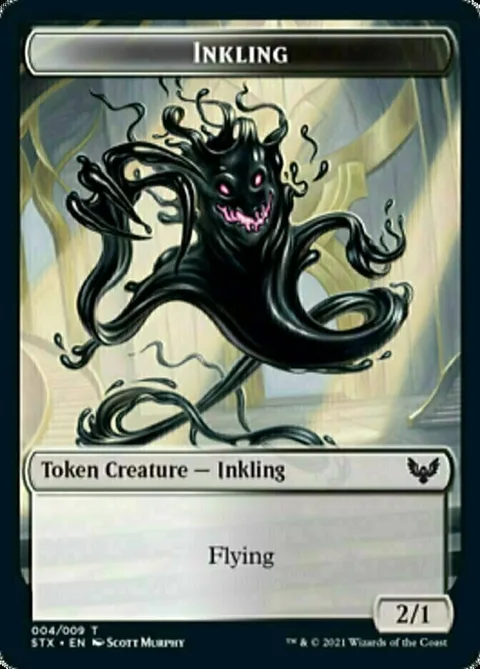 Inkling Token (WB 2/1) // Spirit Token (RW 3/2)