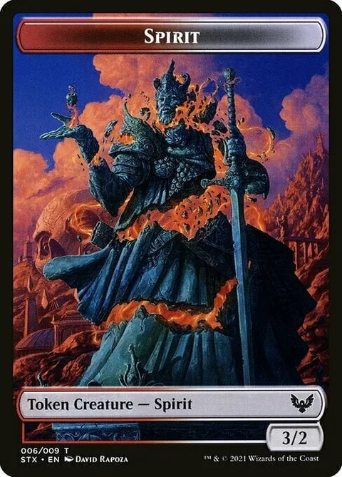 Spirit Token (Red and White 3/2)