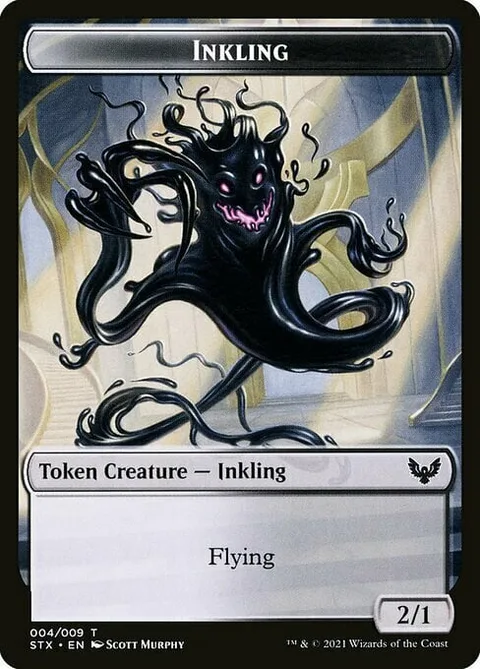 Inkling Token (White and Black 2/1)