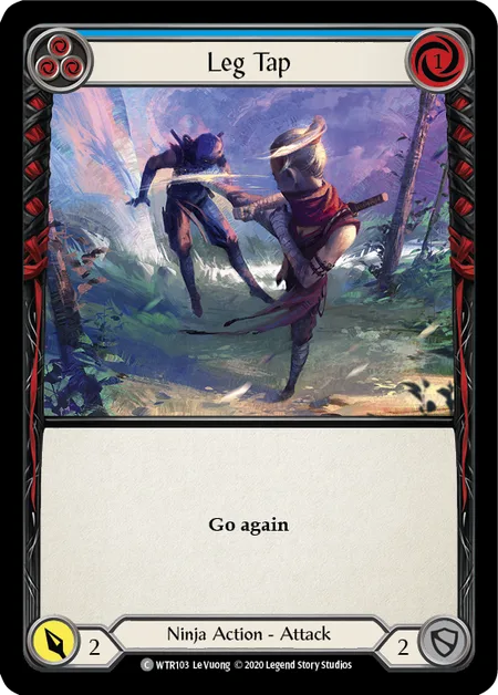 Leg Tap (Blue)