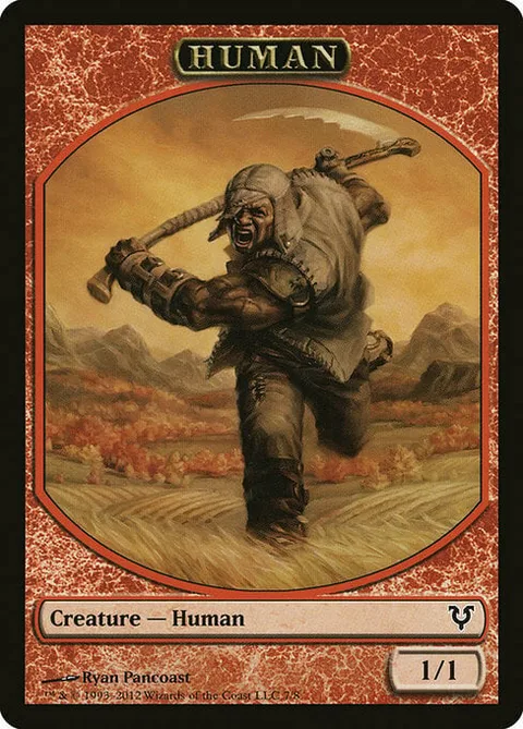 Human Token (Red 1/1)
