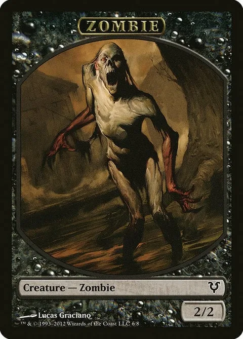 Zombie Token (Black 2/2)