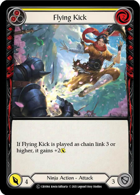 Flying Kick (Yellow)